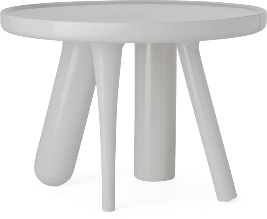 Elements 002 side table silk grey front view